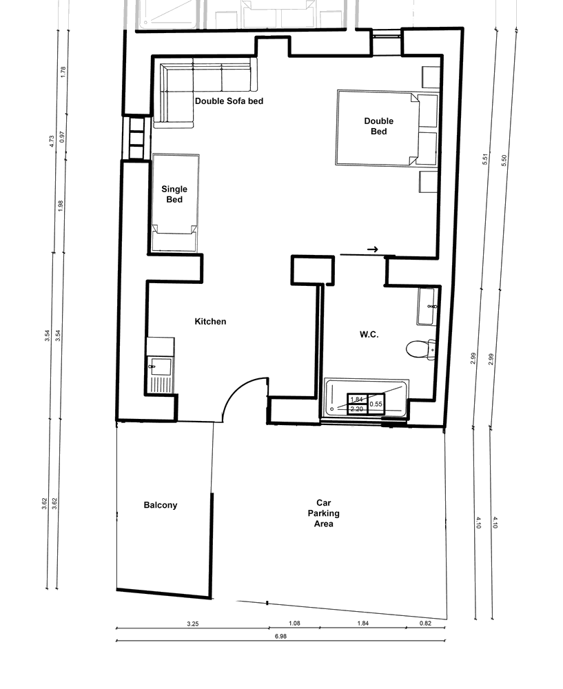 Apollo Apartment floor plan