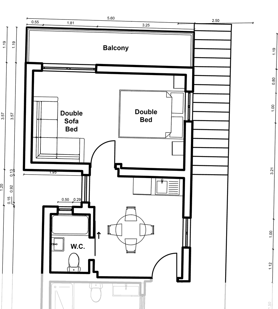 Athena Apartment floor plan